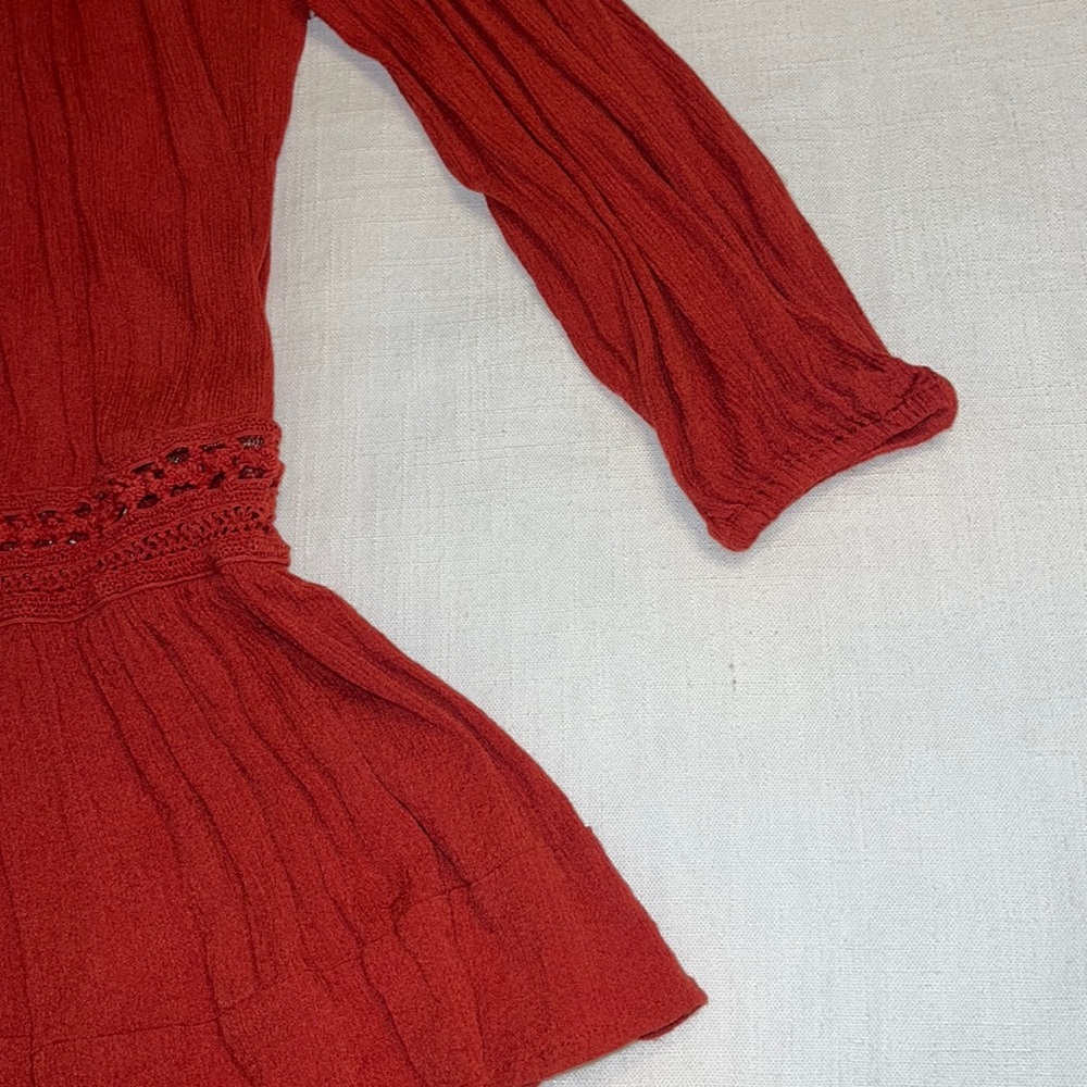 Red/Rust Blouse - Picture 2 of 2